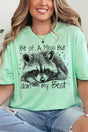 Doin' My Best Raccoon Softstyle Adult T-Shirt - Wholesale Accessory Market