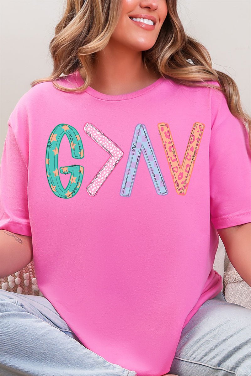 God Is Greater Softstyle Adult T-Shirt - Wholesale Accessory Market