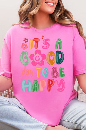 Good Day To Be Happy Softstyle Adult T-Shirt - Wholesale Accessory Market