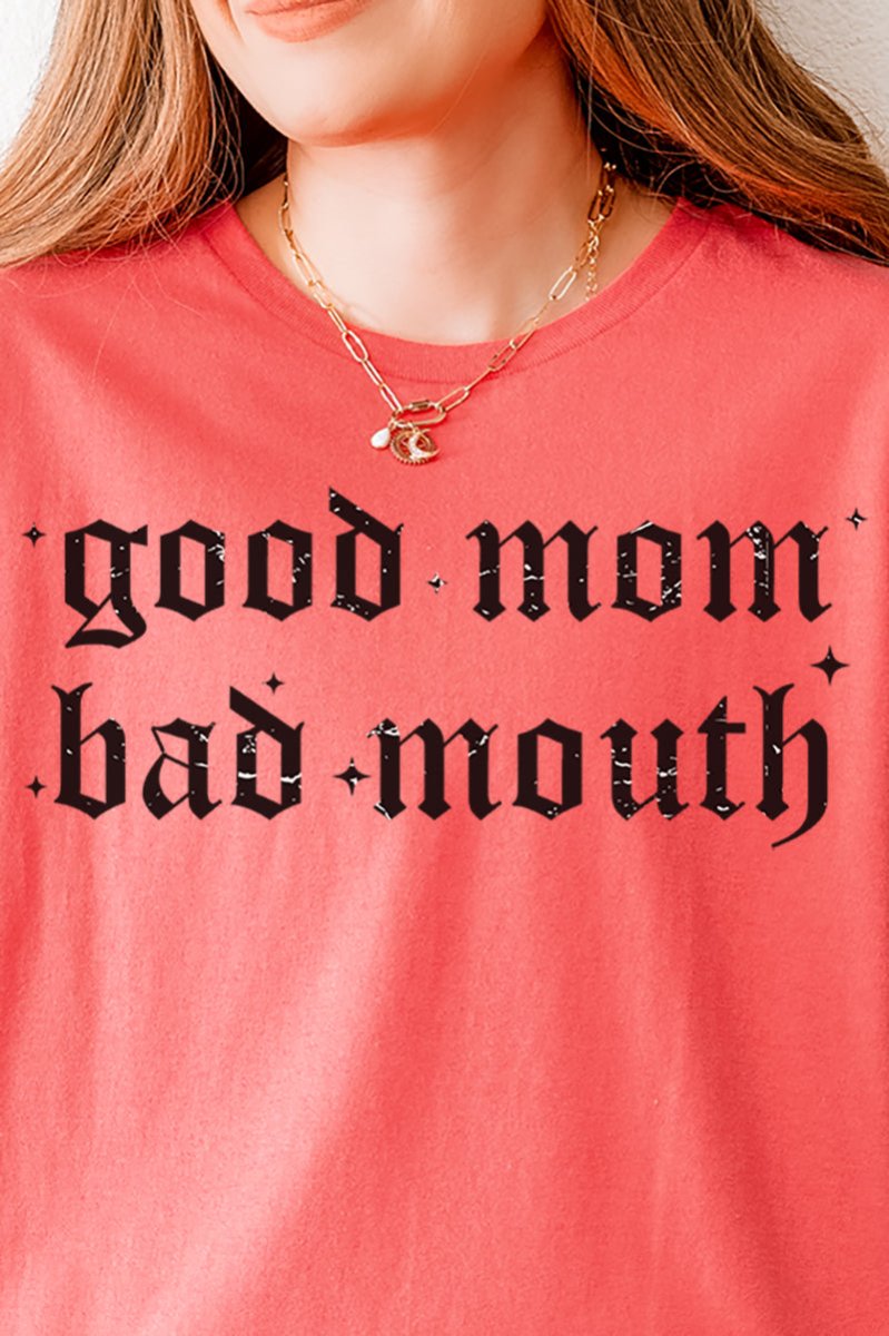Good Mom, Bad Mouth Softstyle Adult T-Shirt - Wholesale Accessory Market