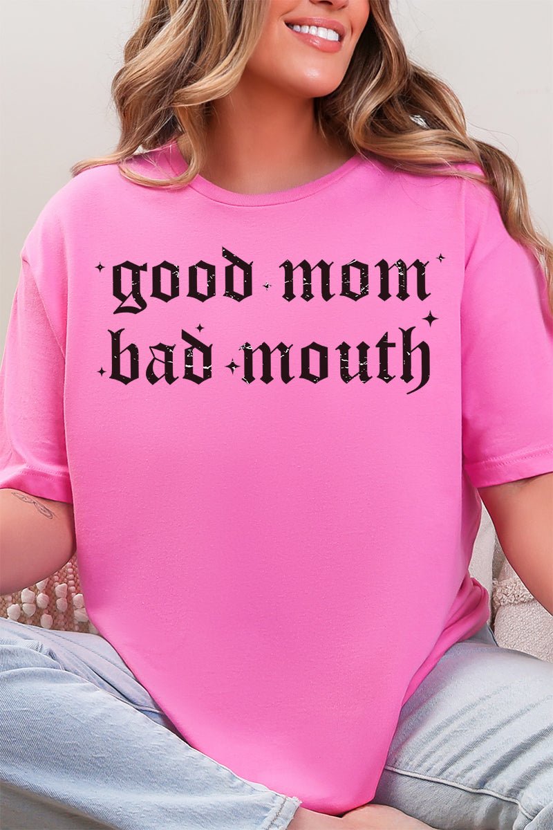 Good Mom, Bad Mouth Softstyle Adult T-Shirt - Wholesale Accessory Market
