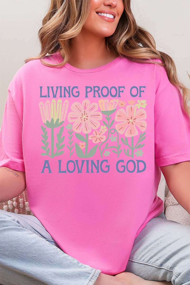 Living Proof Of A Loving God Softstyle Adult T-Shirt - Wholesale Accessory Market