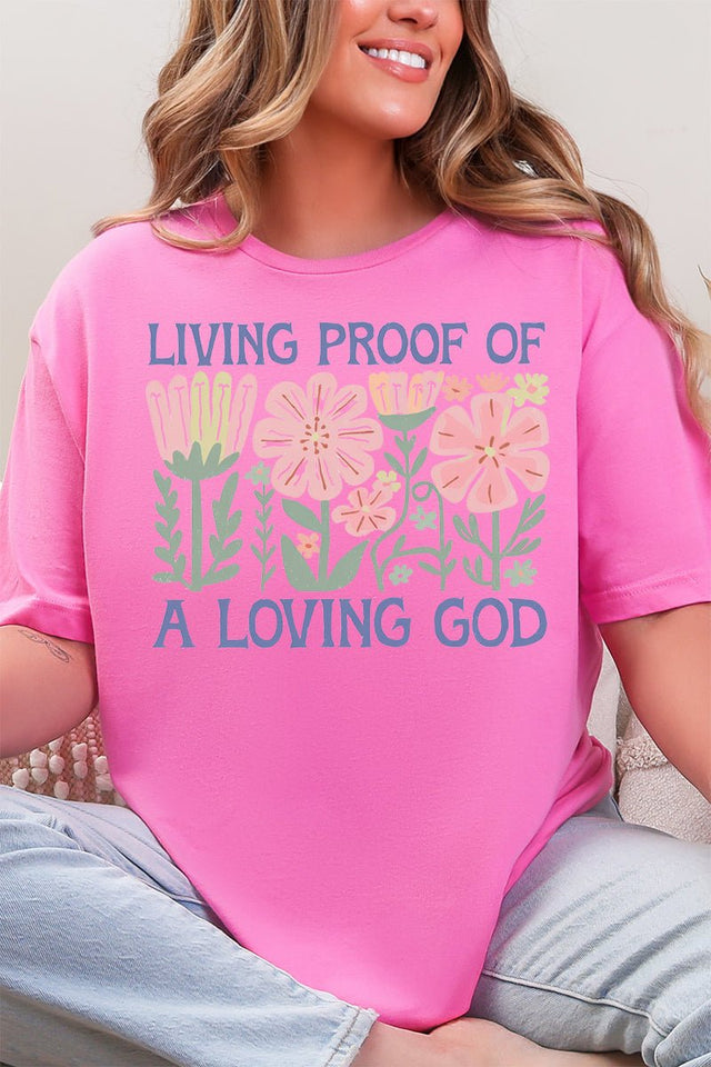 Living Proof Of A Loving God Softstyle Adult T-Shirt - Wholesale Accessory Market