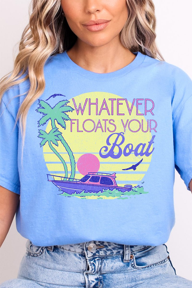 Retro Whatever Floats Your Boat Softstyle Adult T-Shirt - Wholesale Accessory Market