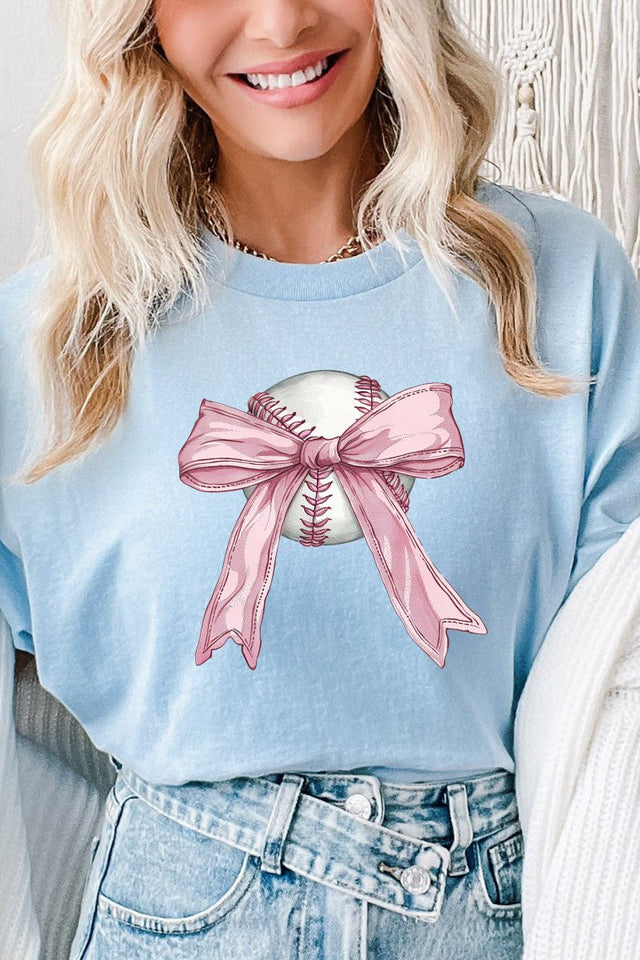 Baseball Bows Softstyle Adult T-Shirt - Wholesale Accessory Market