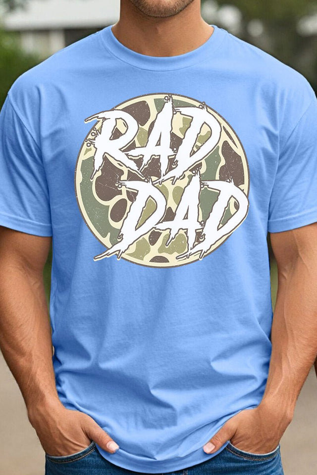 Camo Rad Dad Softstyle Adult T-Shirt - Wholesale Accessory Market