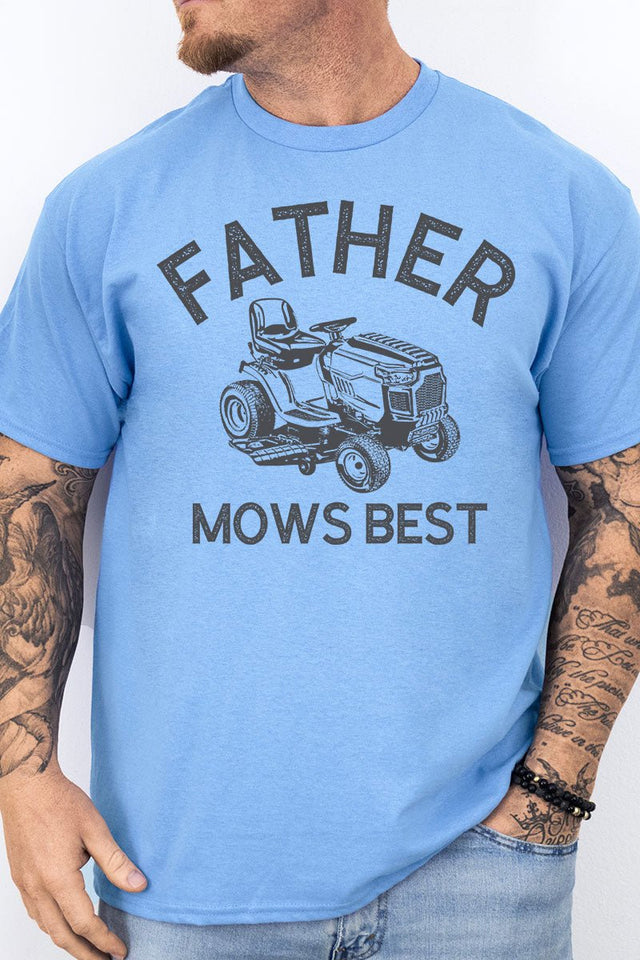 Father Mows Best Softstyle Adult T-Shirt - Wholesale Accessory Market
