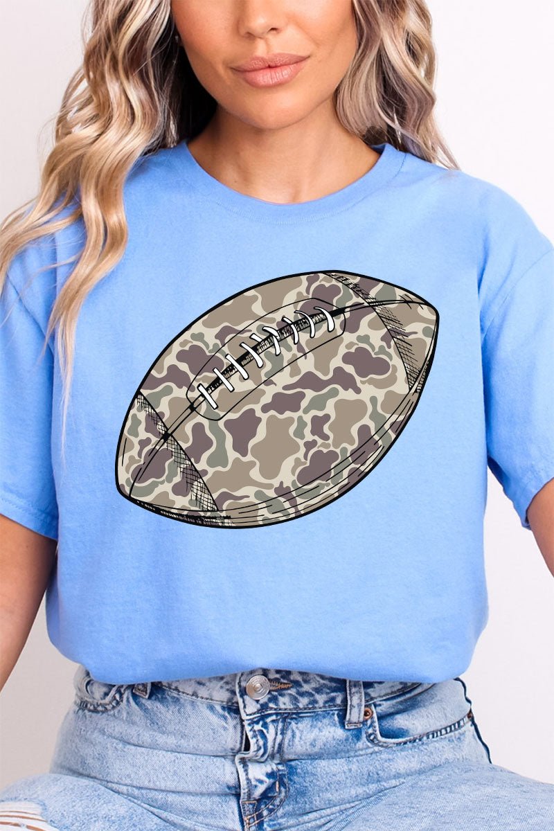 Old School Camo Football Softstyle Adult T-Shirt - Wholesale Accessory Market