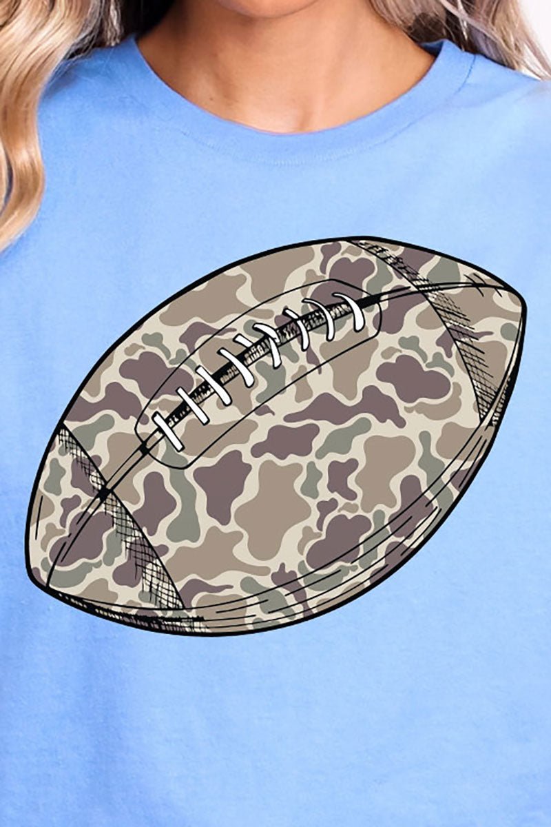 Old School Camo Football Softstyle Adult T-Shirt - Wholesale Accessory Market