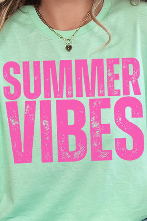 Distressed Summer Vibes Softstyle Adult T-Shirt - Wholesale Accessory Market