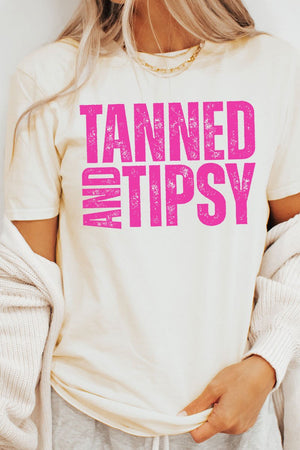 Distressed Tanned And Tipsy Softstyle Adult T-Shirt - Wholesale Accessory Market