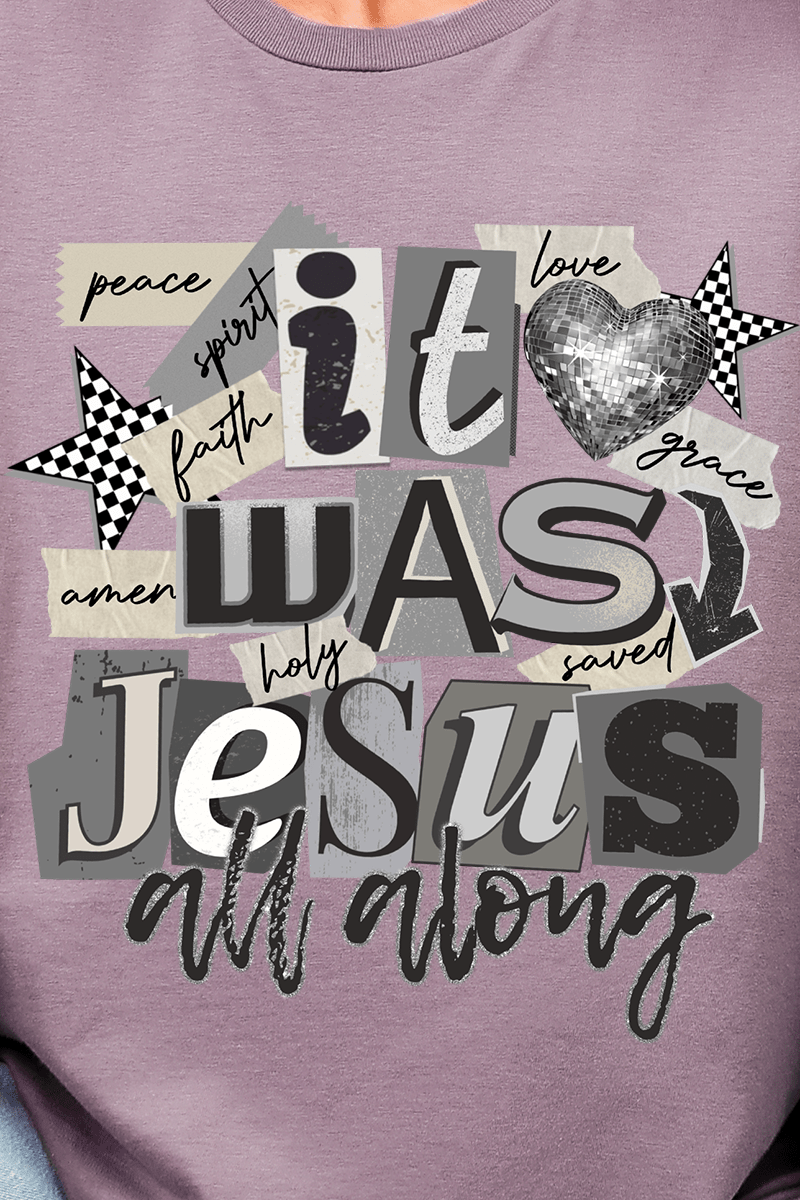 Monochromatic Jesus All Along Softstyle Adult T-Shirt - Wholesale Accessory Market