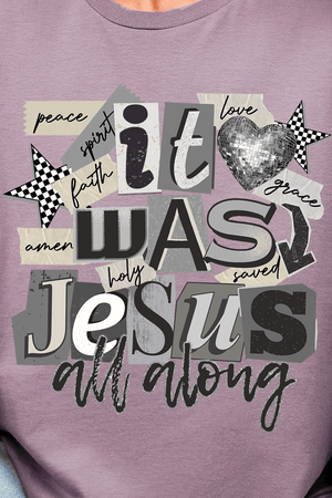 Monochromatic Jesus All Along Softstyle Adult T-Shirt - Wholesale Accessory Market