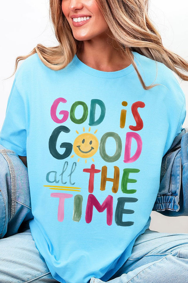 Colorful God Is Good God Softstyle Adult T-Shirt - Wholesale Accessory Market