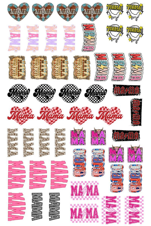 22 x 36 Mama Version 3 Pre-Made Hat Gang Sheet - Wholesale Accessory Market