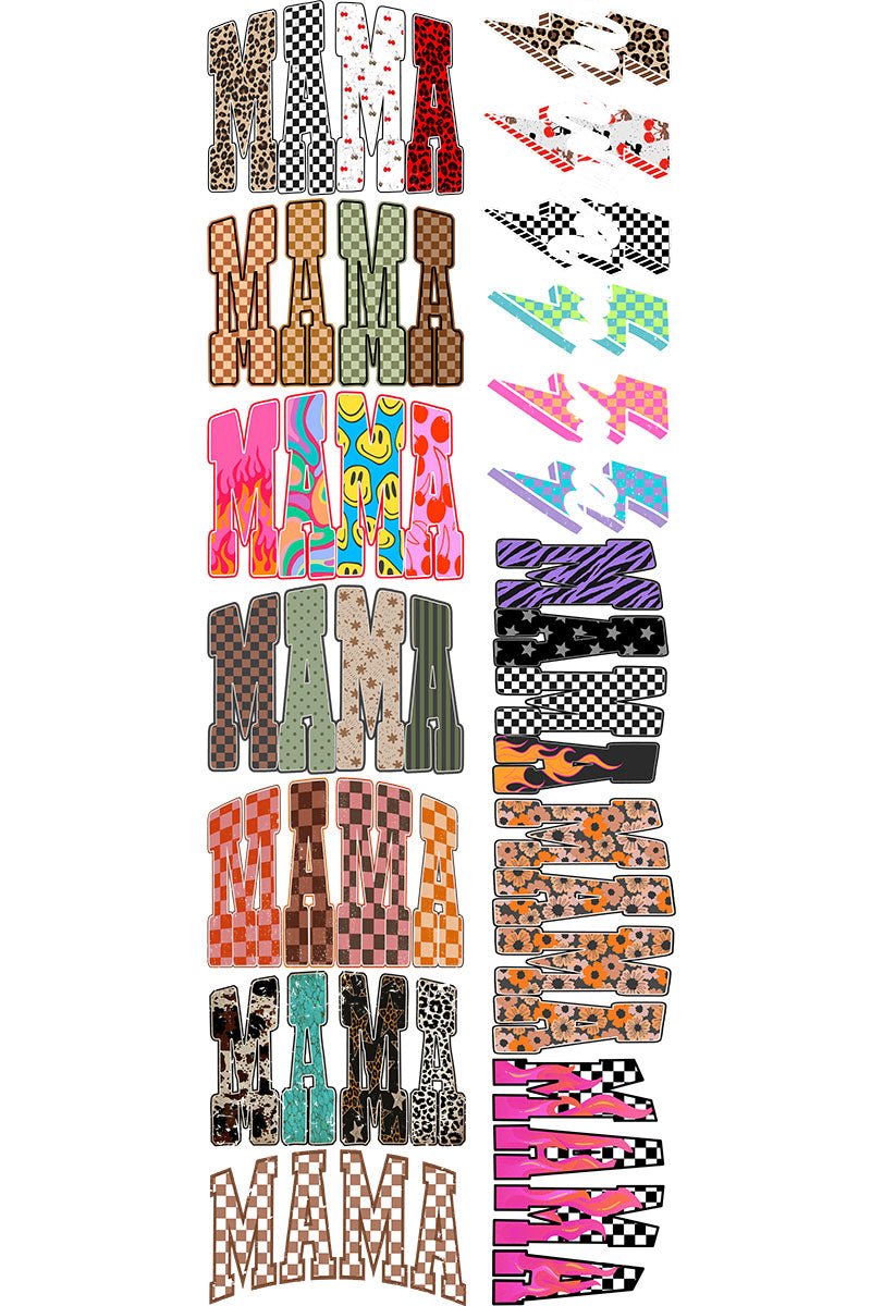 22 x 60 Mama Version 3 Pre - Made T-Shirt Gang Sheet - Wholesale Accessory Market