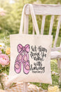 Praising In Pointe Small Canvas Tote - Wholesale Accessory Market