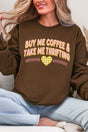 Buy Me Coffee And Take Me Thrifting Ecosmart Crewneck Sweatshirt - Wholesale Accessory Market