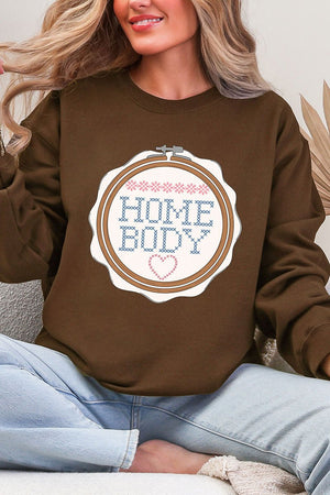 Cross Stitch Homebody Ecosmart Crewneck Sweatshirt - Wholesale Accessory Market