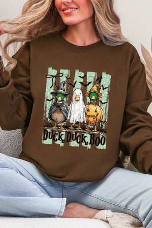 Duck, Duck, Boo Ecosmart Crewneck Sweatshirt - Wholesale Accessory Market