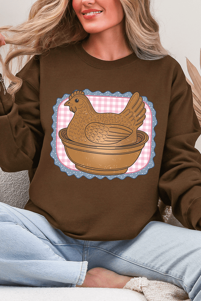 Hen & Home Ecosmart Crewneck Sweatshirt - Wholesale Accessory Market