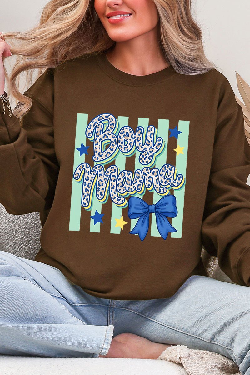 Wild Ones Boy Mama Ecosmart Crewneck Sweatshirt - Wholesale Accessory Market