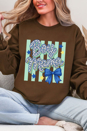Wild Ones Boy Mama Ecosmart Crewneck Sweatshirt - Wholesale Accessory Market