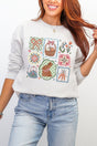 Blossom Bunny Patch Ecosmart Crewneck Sweatshirt - Wholesale Accessory Market