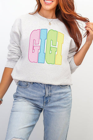 Color Me Loved Gigi Ecosmart Crewneck Sweatshirt - Wholesale Accessory Market