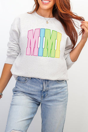 Color Me Loved Mimi Ecosmart Crewneck Sweatshirt - Wholesale Accessory Market