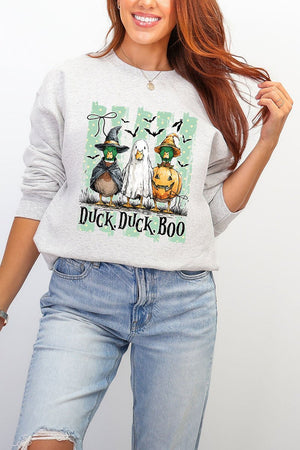 Duck, Duck, Boo Ecosmart Crewneck Sweatshirt - Wholesale Accessory Market