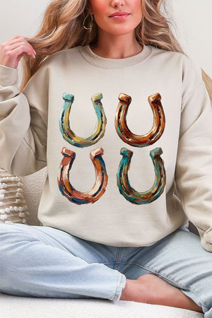 The Painted Horseshoes Ecosmart Crewneck Sweatshirt - Wholesale Accessory Market