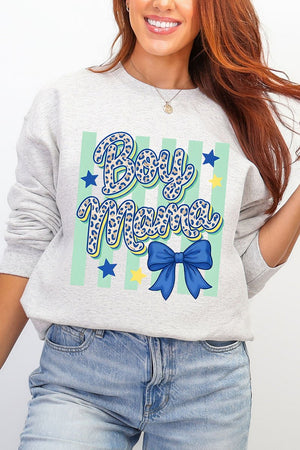 Wild Ones Boy Mama Ecosmart Crewneck Sweatshirt - Wholesale Accessory Market