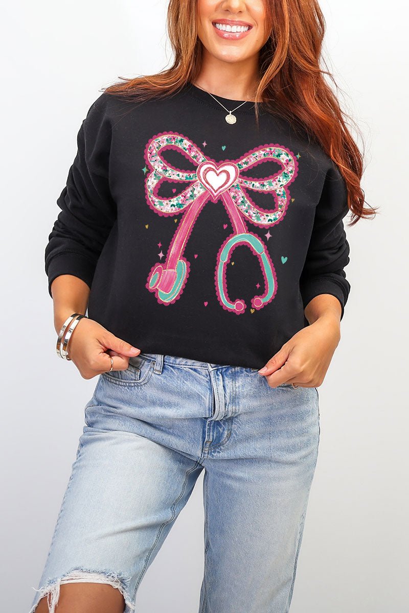 Blush Beats Ecosmart Crewneck Sweatshirt - Wholesale Accessory Market