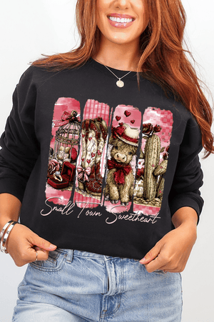 Small Town Sweetheart Ecosmart Crewneck Sweatshirt - Wholesale Accessory Market