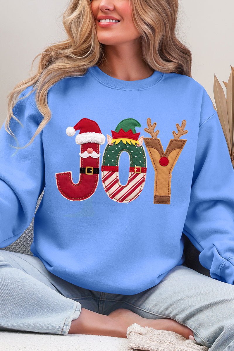 Christmas Characters Joy Ecosmart Crewneck Sweatshirt - Wholesale Accessory Market