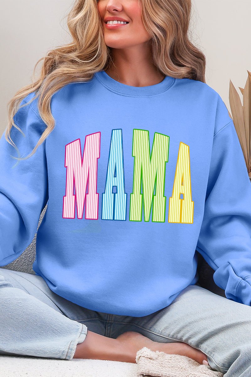 Color Me Loved Mama Ecosmart Crewneck Sweatshirt - Wholesale Accessory Market