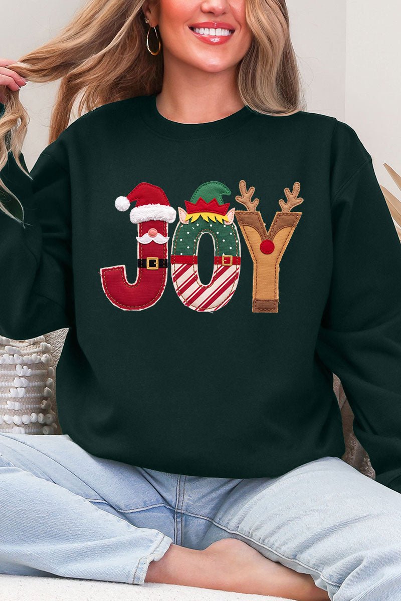 Christmas Characters Joy Ecosmart Crewneck Sweatshirt - Wholesale Accessory Market
