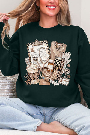 On Call In Style Ecosmart Crewneck Sweatshirt - Wholesale Accessory Market