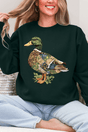 Patchwork Mallard Ecosmart Crewneck Sweatshirt - Wholesale Accessory Market