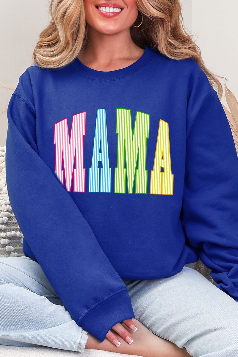 Color Me Loved Mama Ecosmart Crewneck Sweatshirt - Wholesale Accessory Market