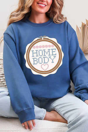 Cross Stitch Homebody Ecosmart Crewneck Sweatshirt - Wholesale Accessory Market
