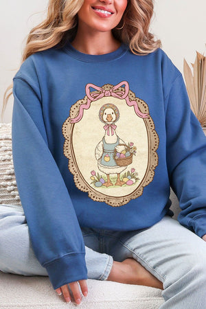 Easter Belle Spring Goose Ecosmart Crewneck Sweatshirt - Wholesale Accessory Market