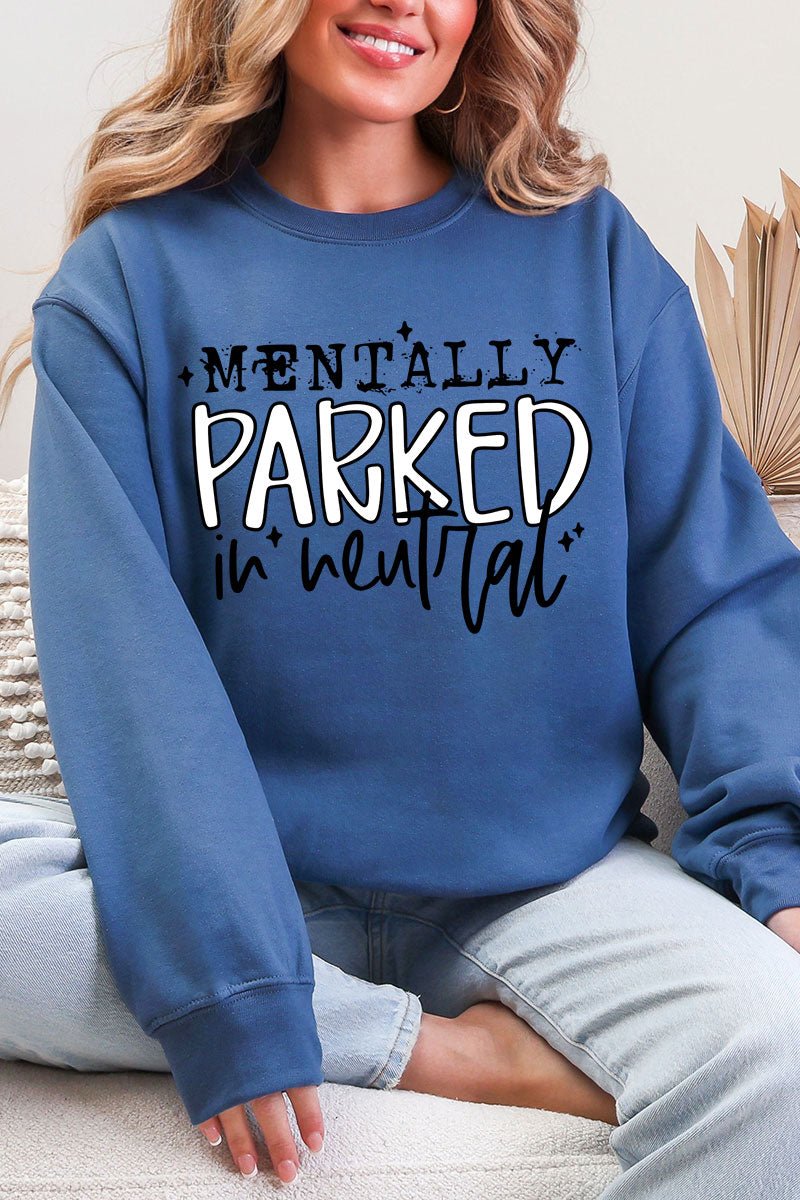 Mentally Parked Ecosmart Crewneck Sweatshirt - Wholesale Accessory Market