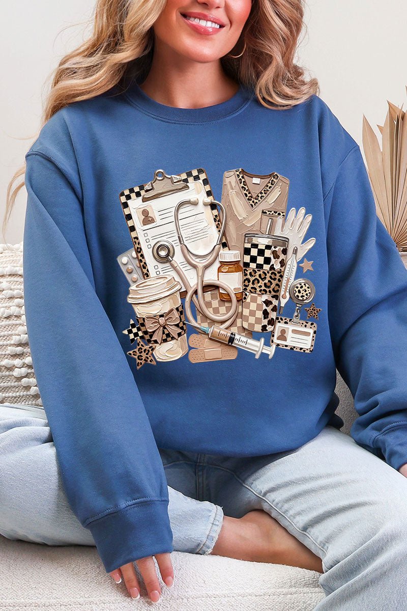 On Call In Style Ecosmart Crewneck Sweatshirt - Wholesale Accessory Market
