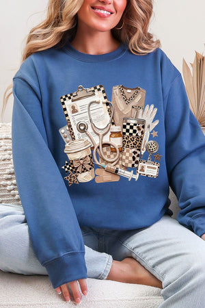 On Call In Style Ecosmart Crewneck Sweatshirt - Wholesale Accessory Market