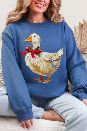The Painted Goose Coquette Ecosmart Crewneck Sweatshirt - Wholesale Accessory Market