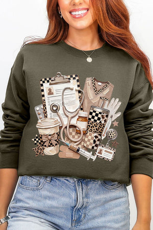 On Call In Style Ecosmart Crewneck Sweatshirt - Wholesale Accessory Market