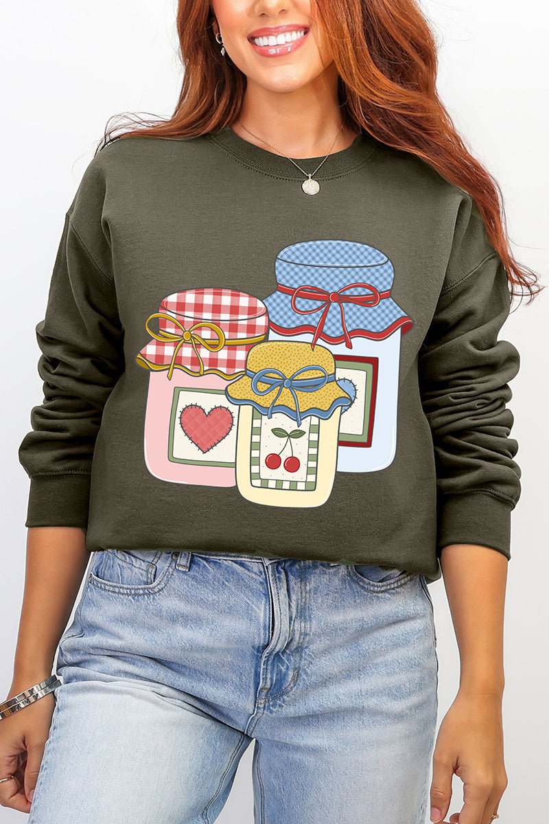 Side Bows Sweet Country Preserves Ecosmart Crewneck Sweatshirt - Wholesale Accessory Market