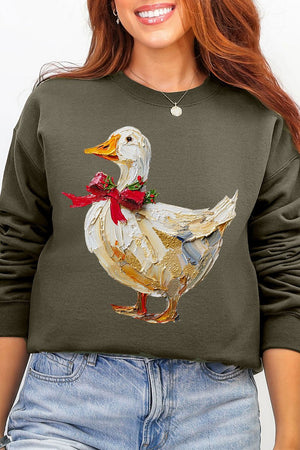 The Painted Goose Coquette Ecosmart Crewneck Sweatshirt - Wholesale Accessory Market